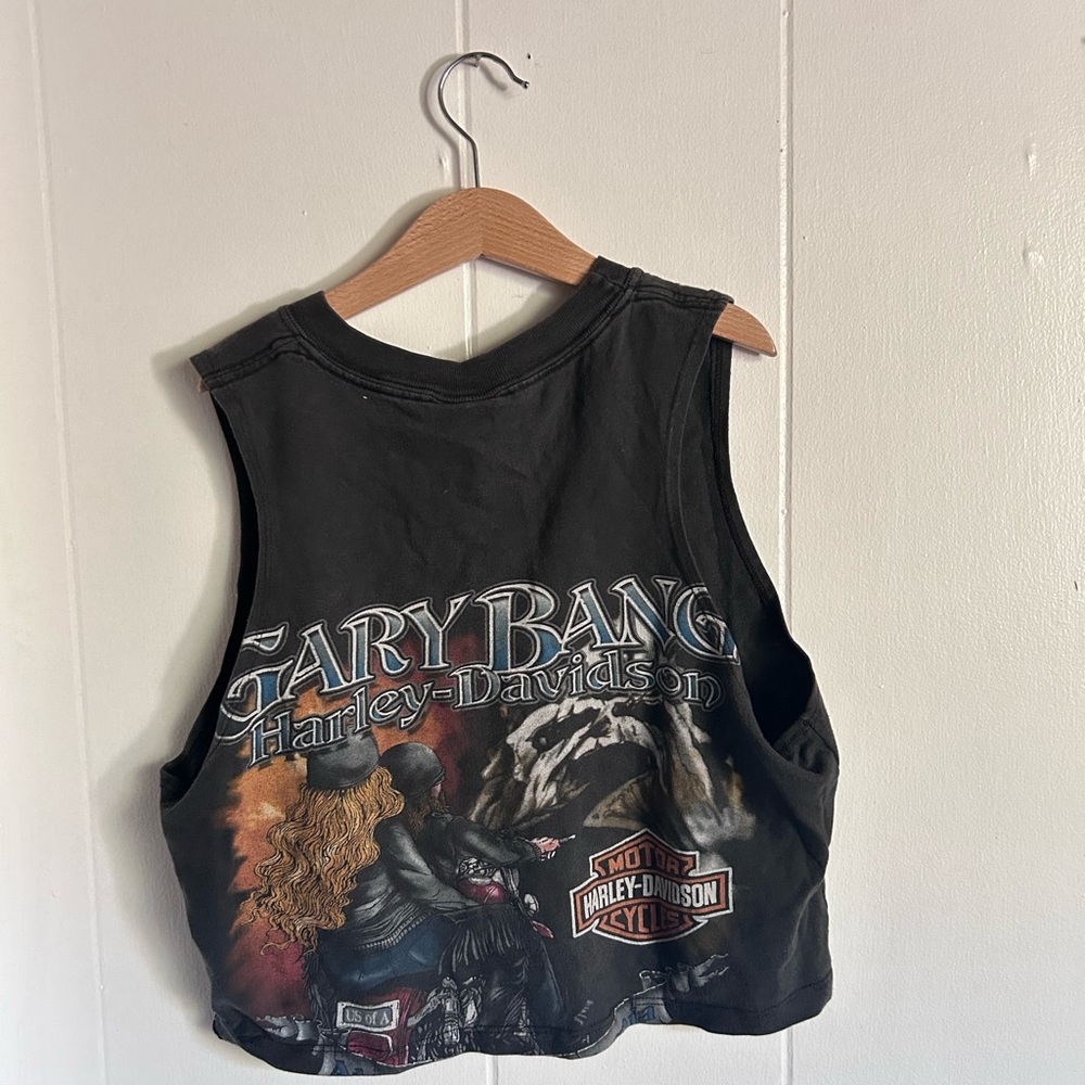 Vintage Harley-Davidson crop Top
